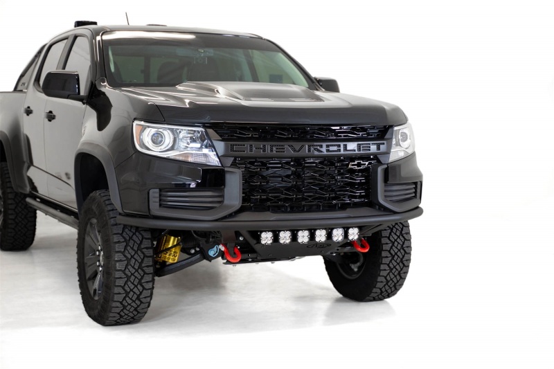Chevrolet Colorado ZR2 Bumper - Front - Addictive Desert Designs - Pro Bolt-On - Hammer Black - 2021